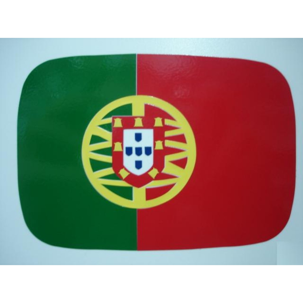 Bandeira portuguesa autocolante p/ tejadilho Mini